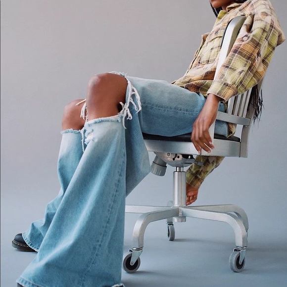 URBAN‎ OUTFITTERS BDG Brody Flannel Button-Down Shirt Relaxed Fit Size Medium - Picture 4 of 5